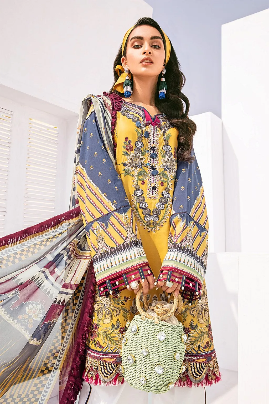 Baroque Fuchsia Lawn Collection 2020 – SOSNY