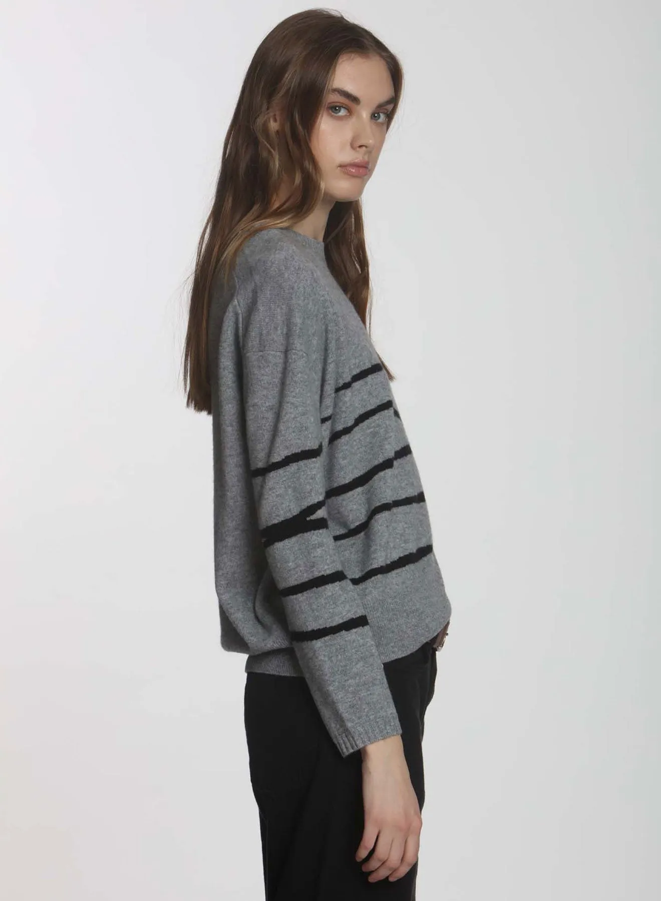 Big Sky Stripe - Grey/black