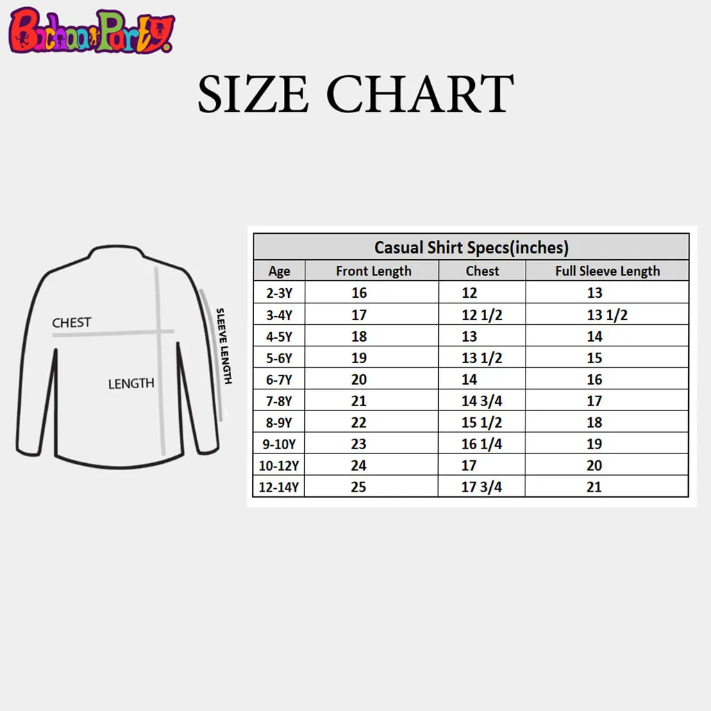 Boys Casual Shirt Waste - Light Blue