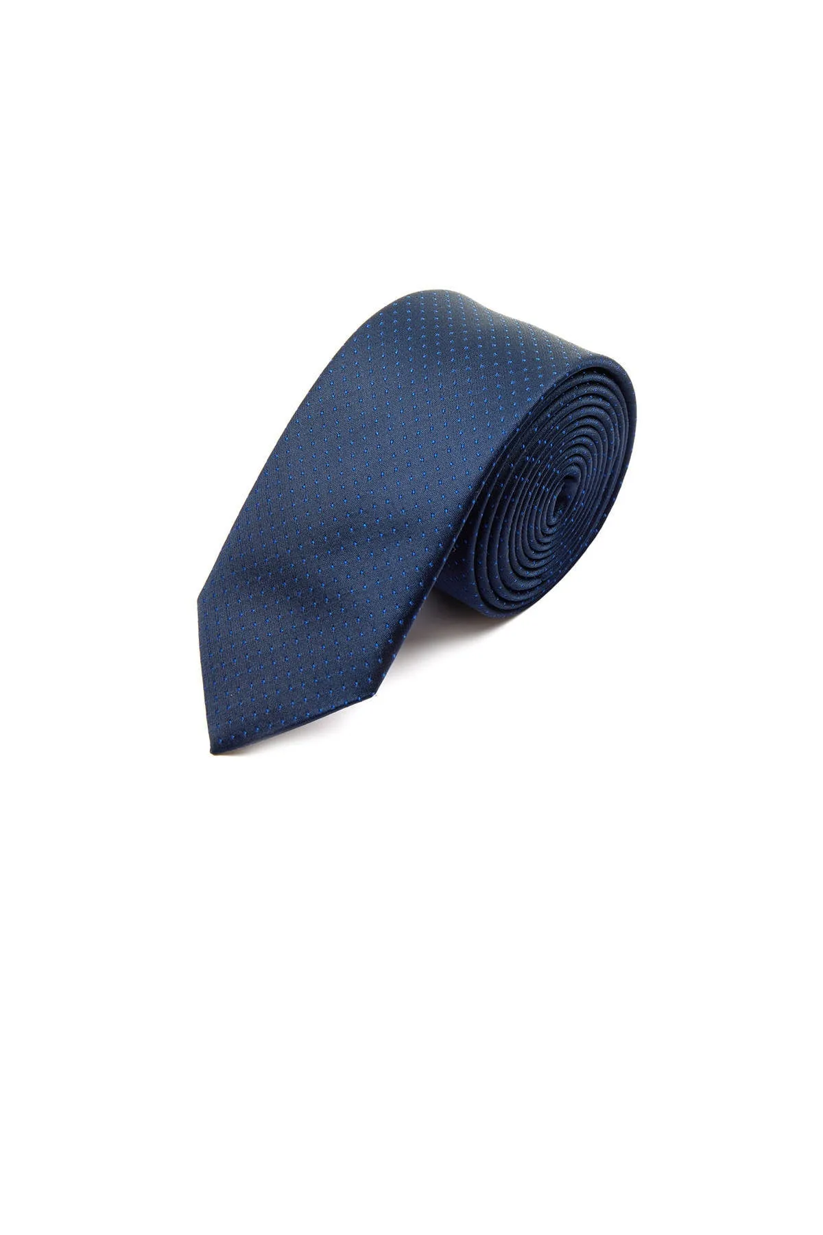 Casual 2.5-inch Slim Gold Tie, Sax 1
