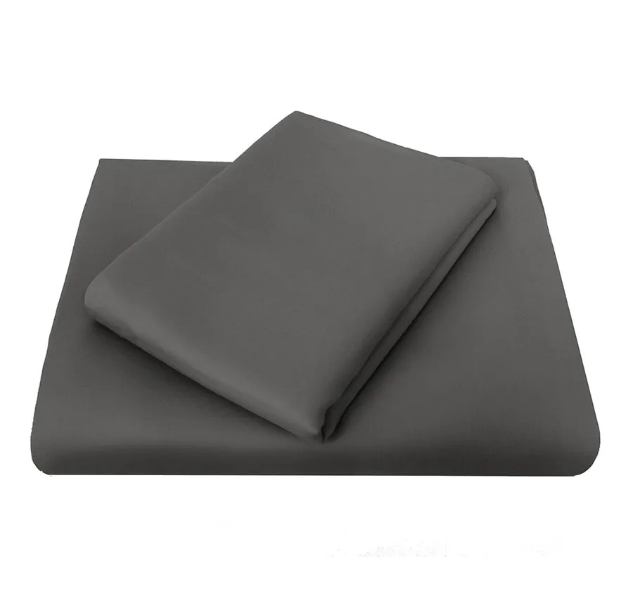 Chateau 210THC Polyester Cotton Sheet Range Pewter