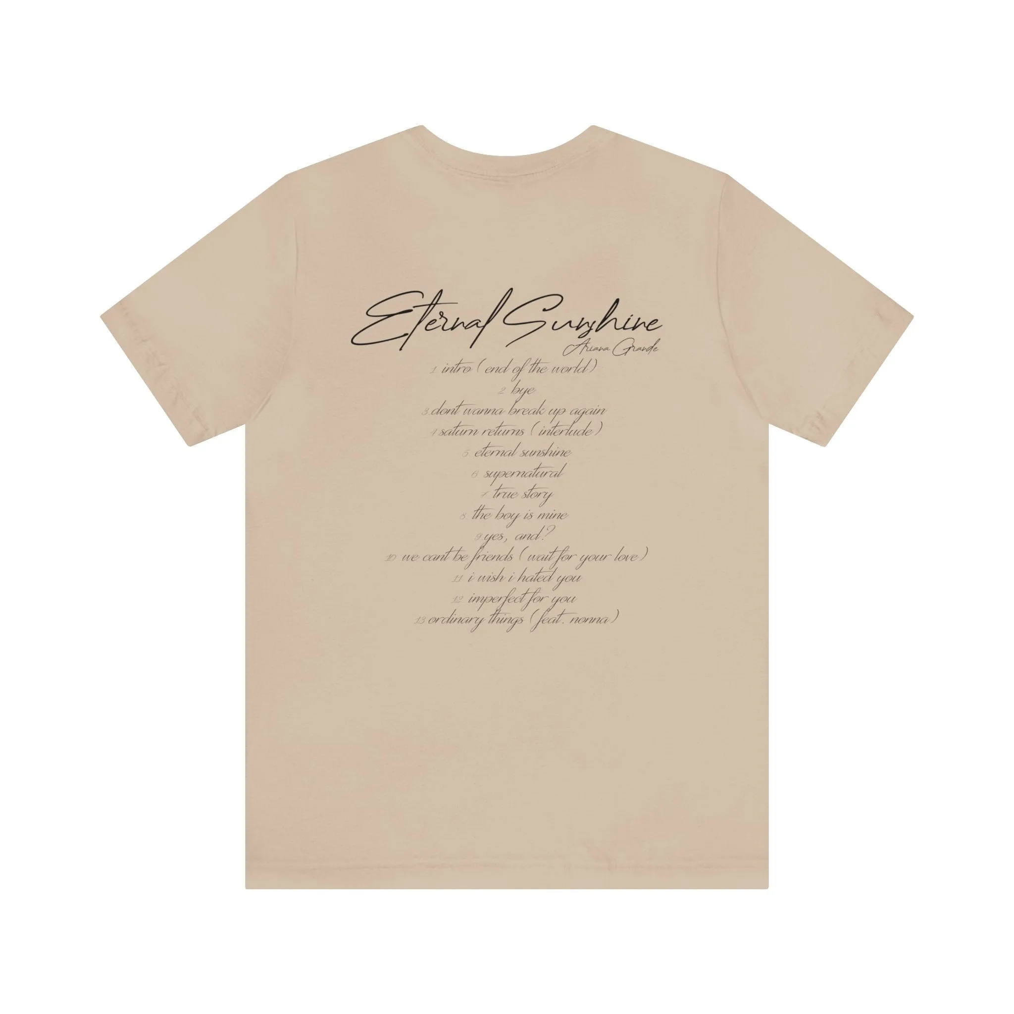 Eternal Sunshine Tracklist (Ariana Grande 2024) Unisex Shirt