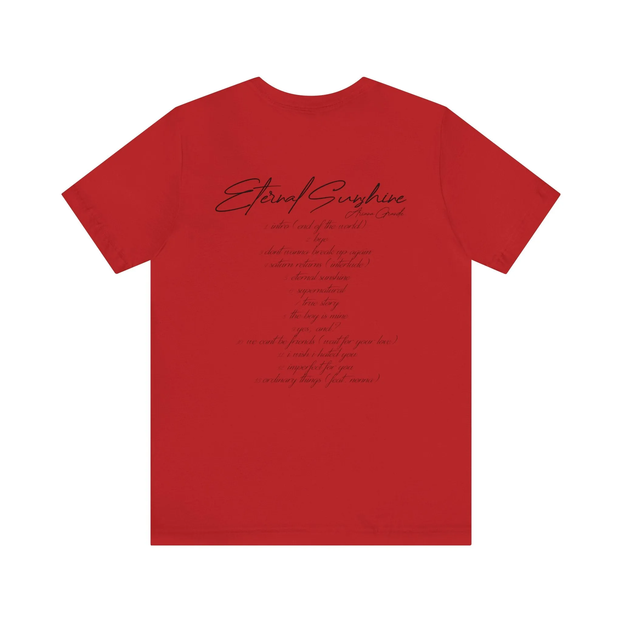 Eternal Sunshine Tracklist (Ariana Grande 2024) Unisex Shirt