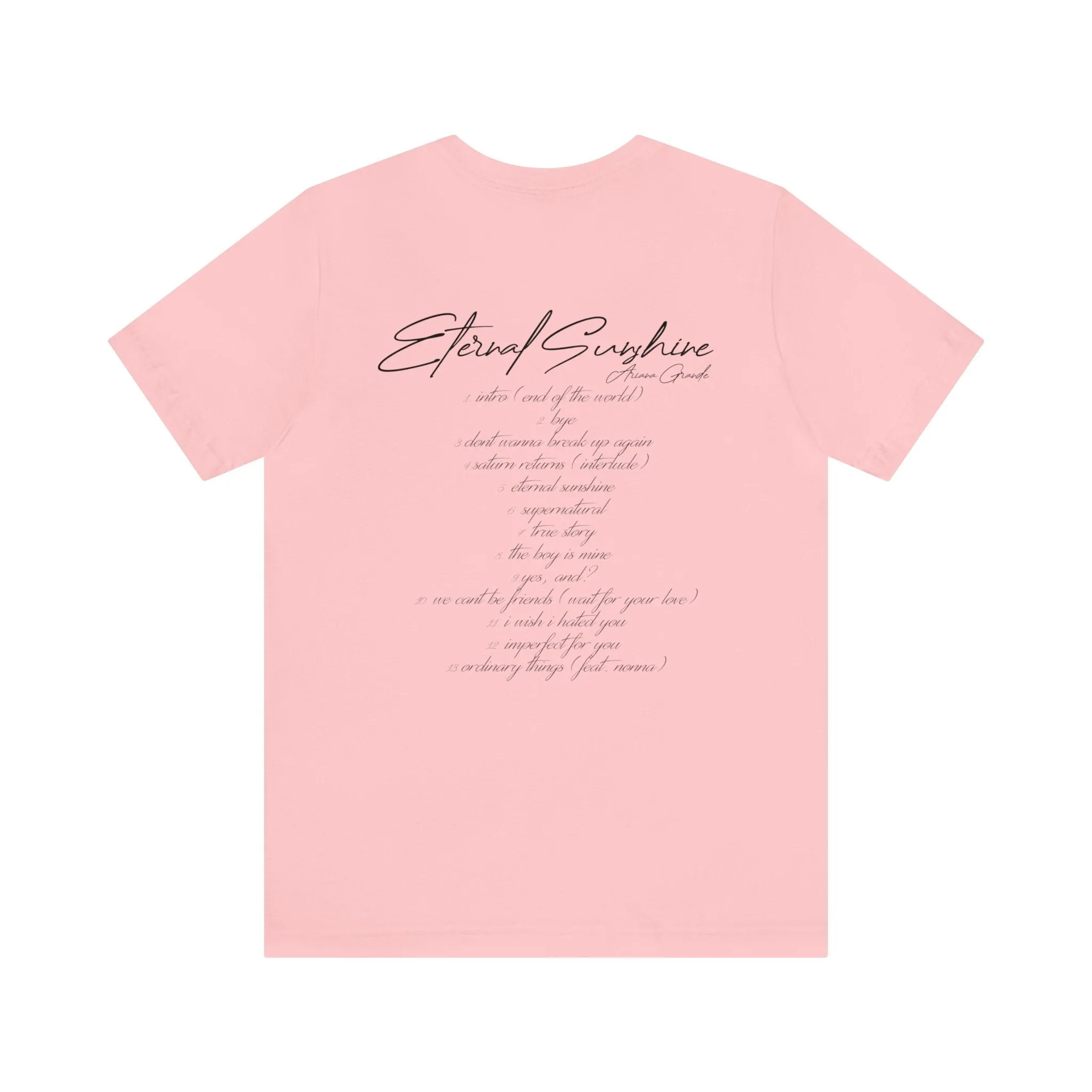 Eternal Sunshine Tracklist (Ariana Grande 2024) Unisex Shirt