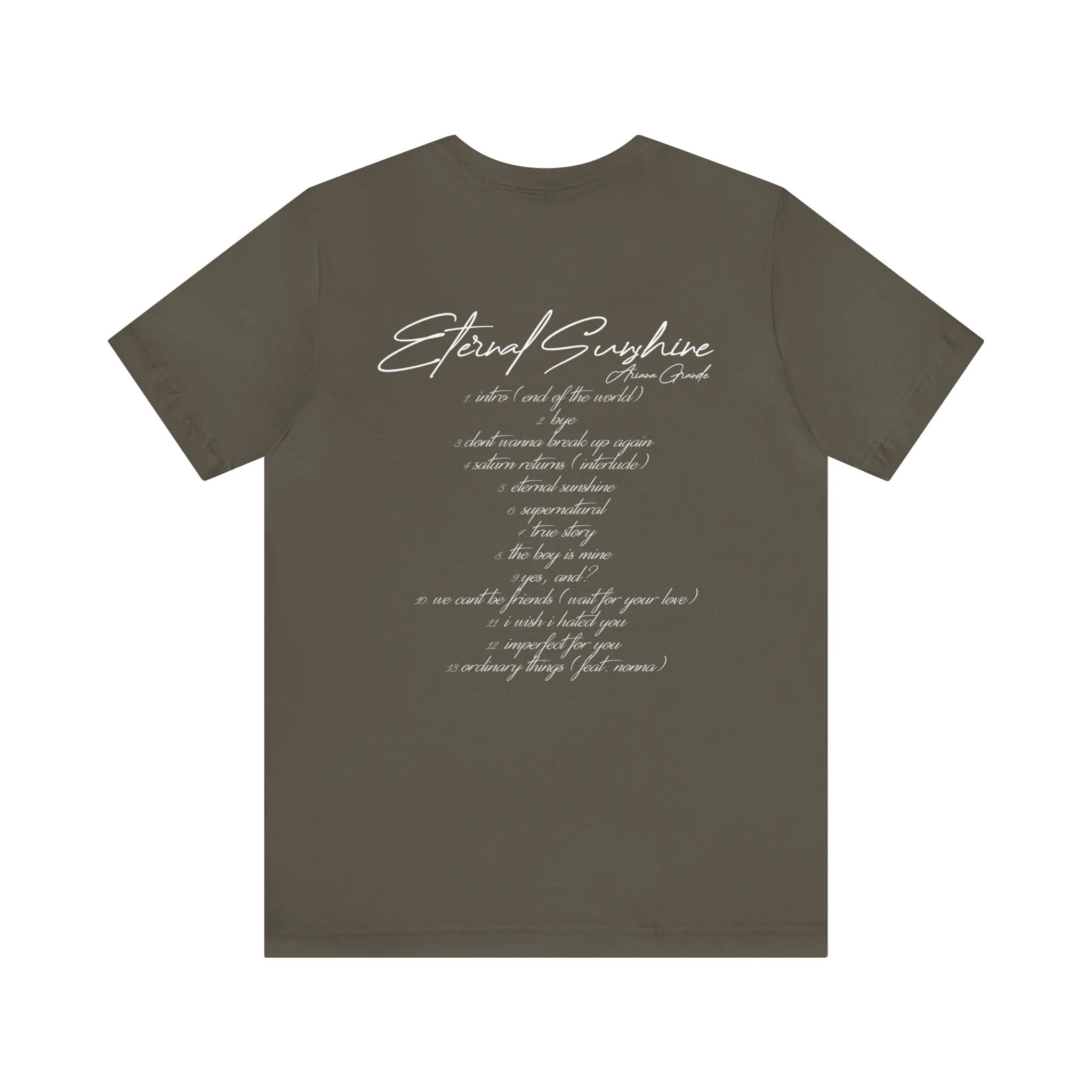 Eternal Sunshine Tracklist (Ariana Grande 2024) Unisex Shirt