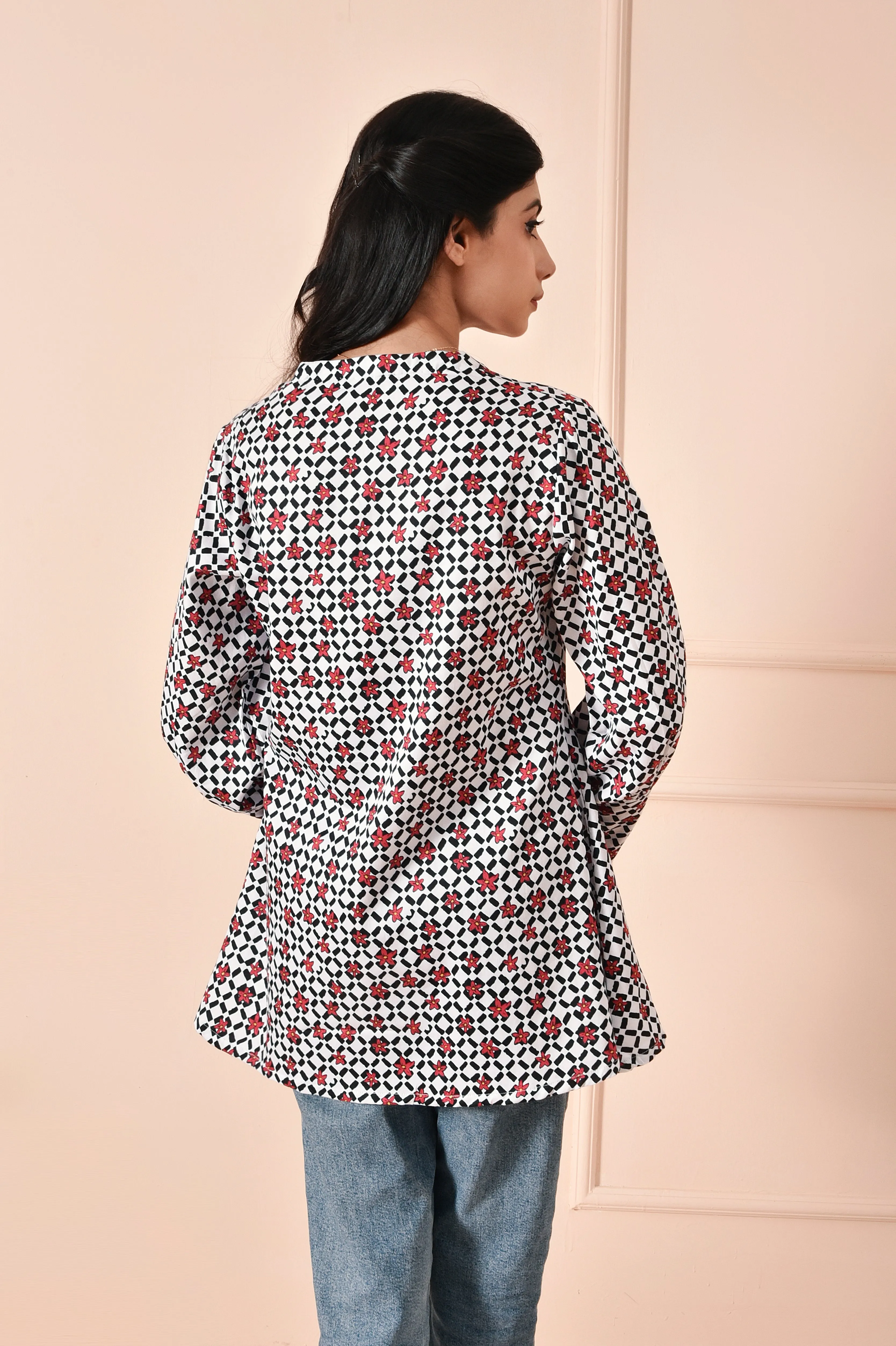 Floral Charm Satin Top