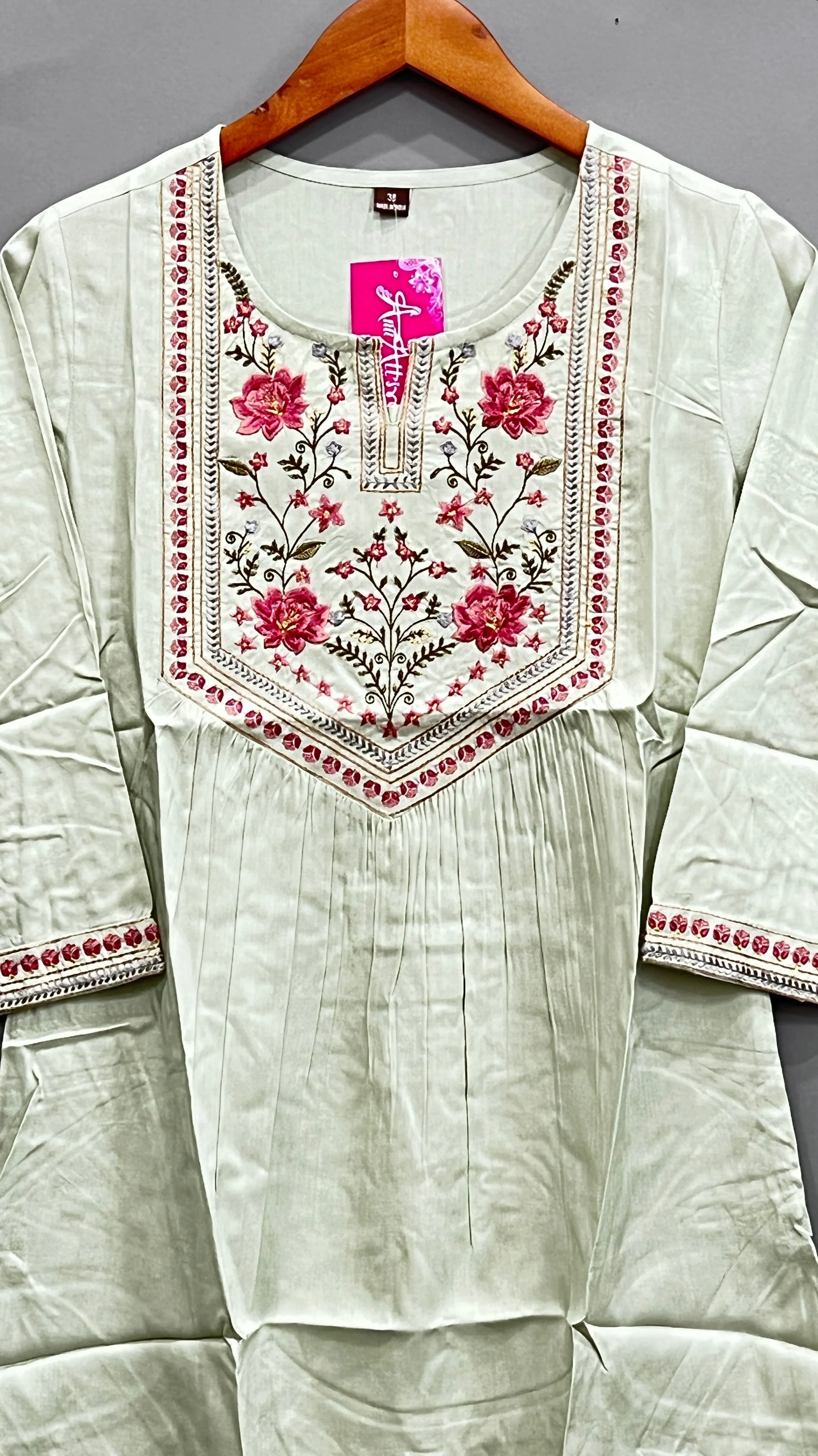 Green Short Kurti
