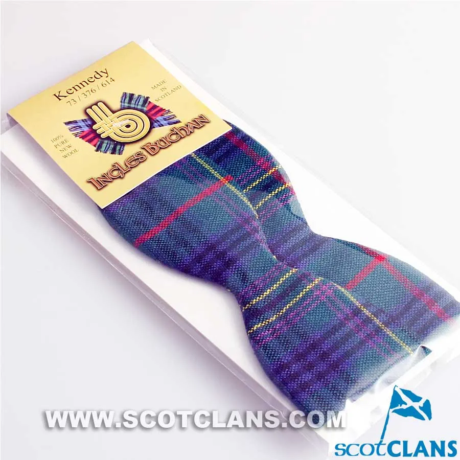 Kennedy Modern Tartan Self Tie Bow Tie