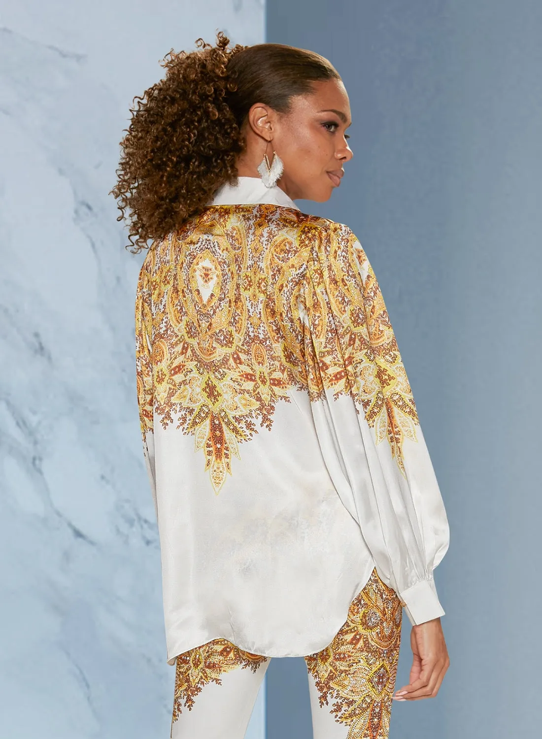 Love the Queen 17389T Embellished Top