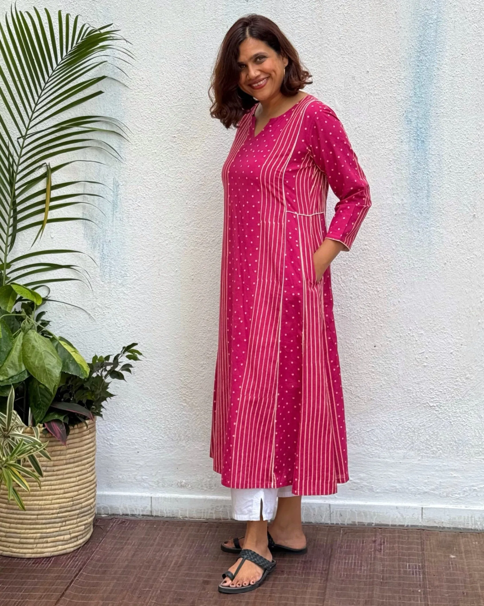 Madhabi Block Printed Cotton Kurti