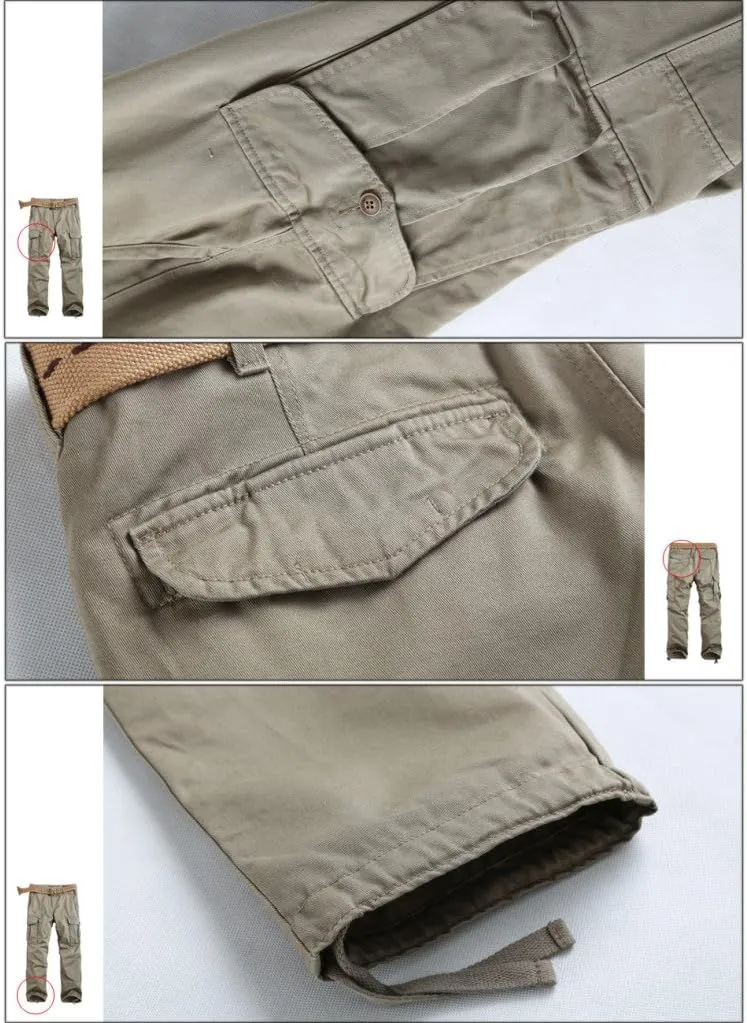 Match Men's Casual Wild Cargo Pants Outdoors Work Wear #6531
