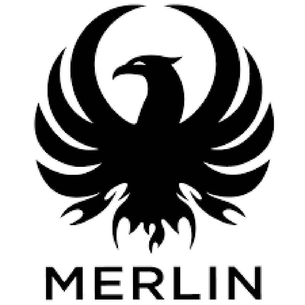 Merlin Truro Signature Organic Cotton Tee T-Shirt Navy Blue