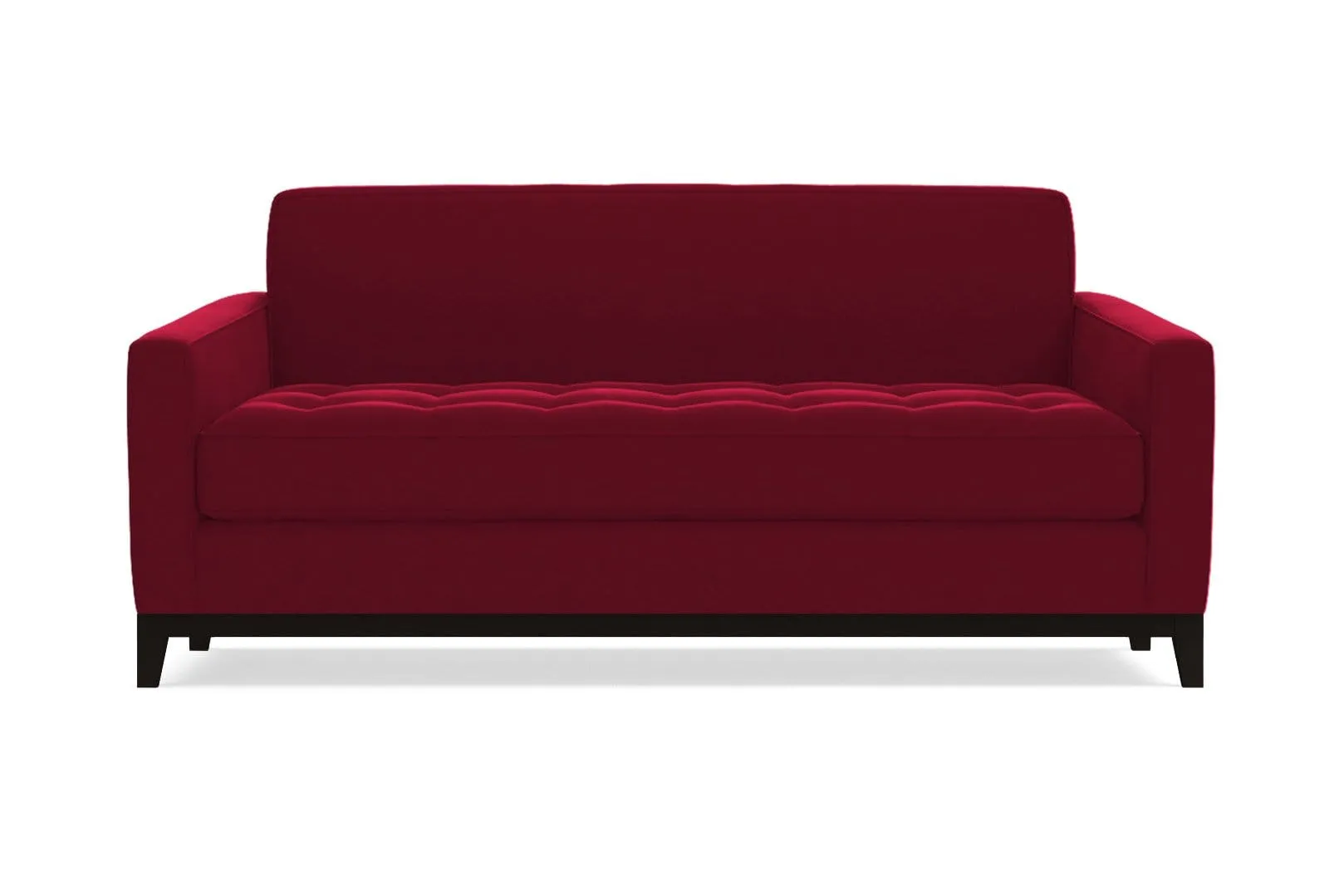 Monroe Drive Apartment Size Sofa :: Leg Finish: Espresso / Size: Apartment Size - 68"w