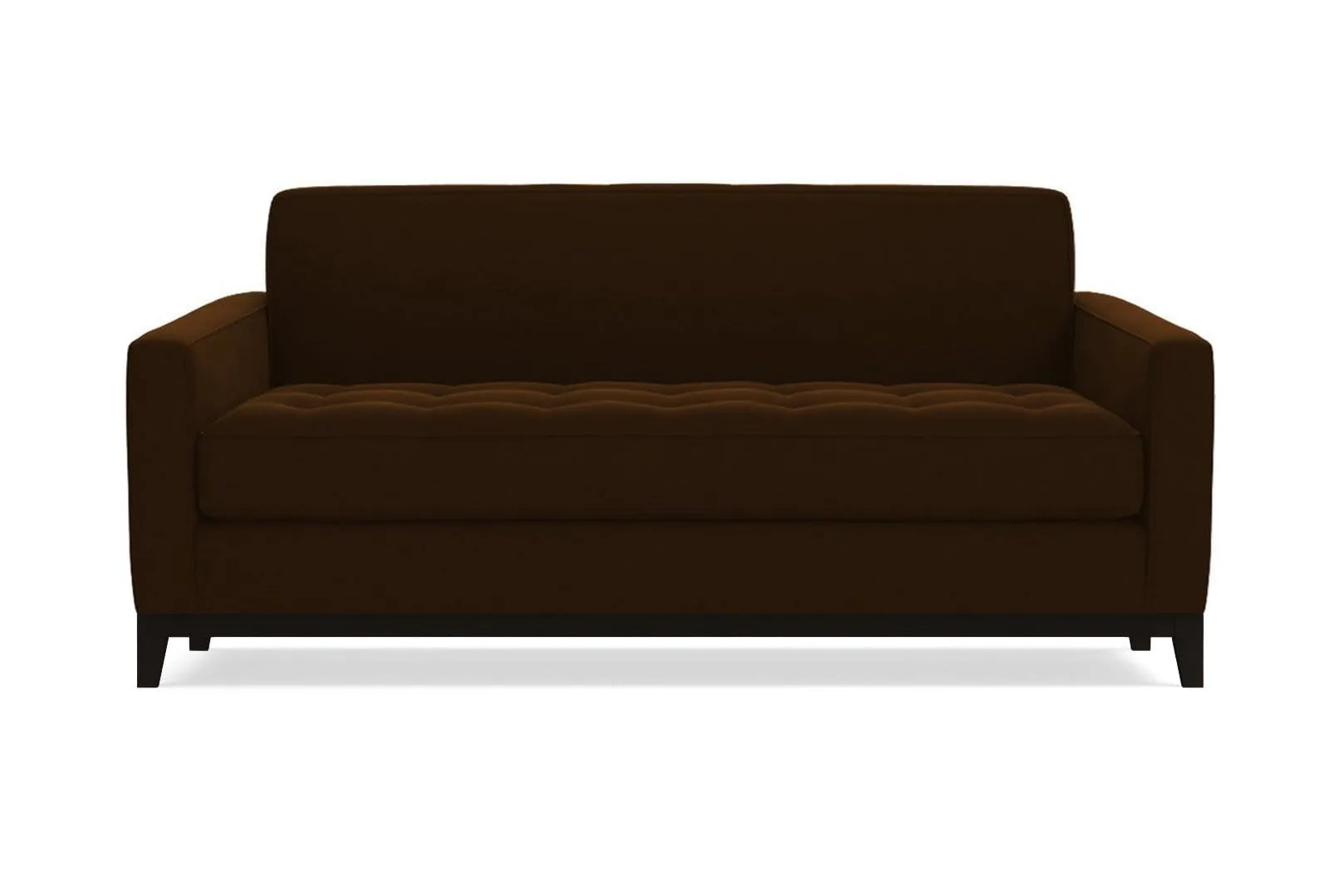 Monroe Drive Apartment Size Sofa :: Leg Finish: Espresso / Size: Apartment Size - 68"w