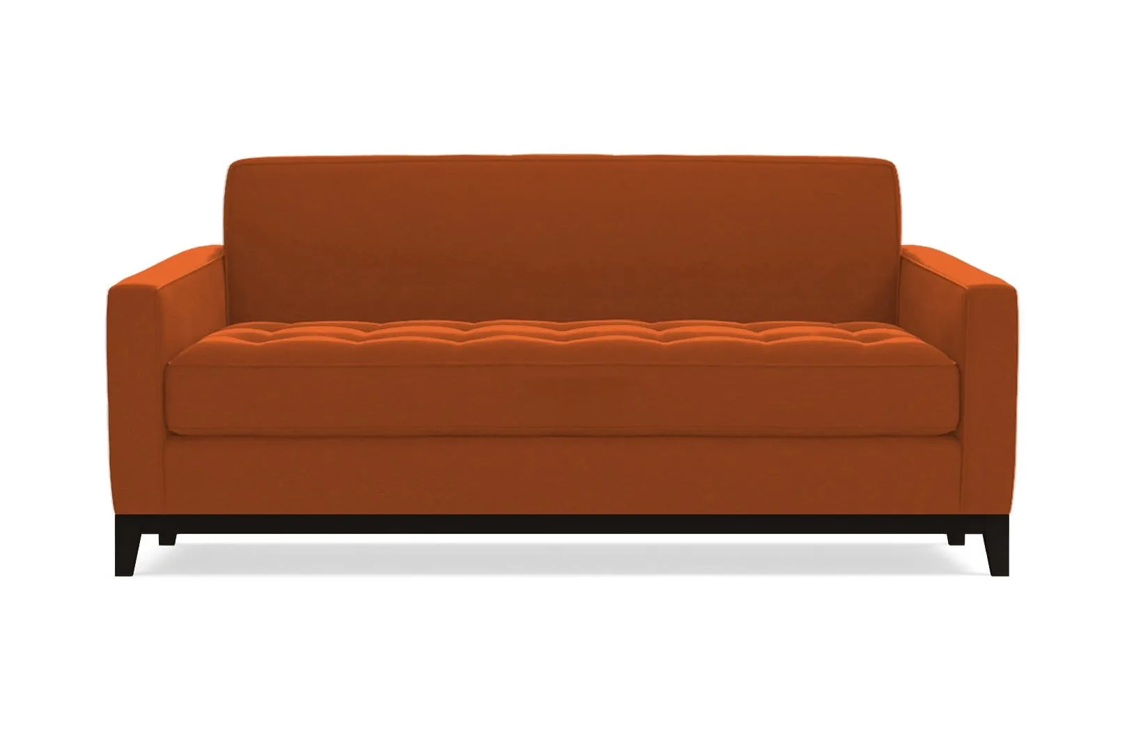 Monroe Drive Apartment Size Sofa :: Leg Finish: Espresso / Size: Apartment Size - 68"w