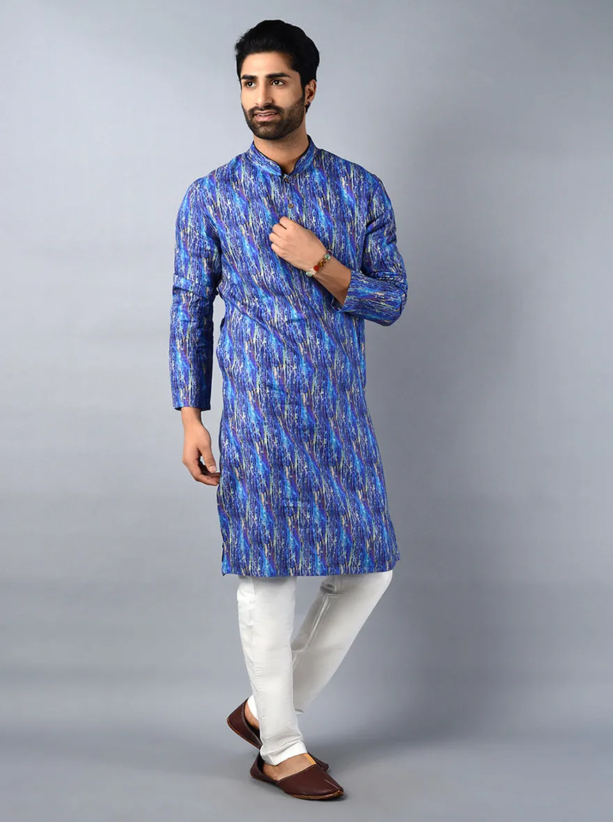 Multicolor Printed Regular Fit Kurta | TULA