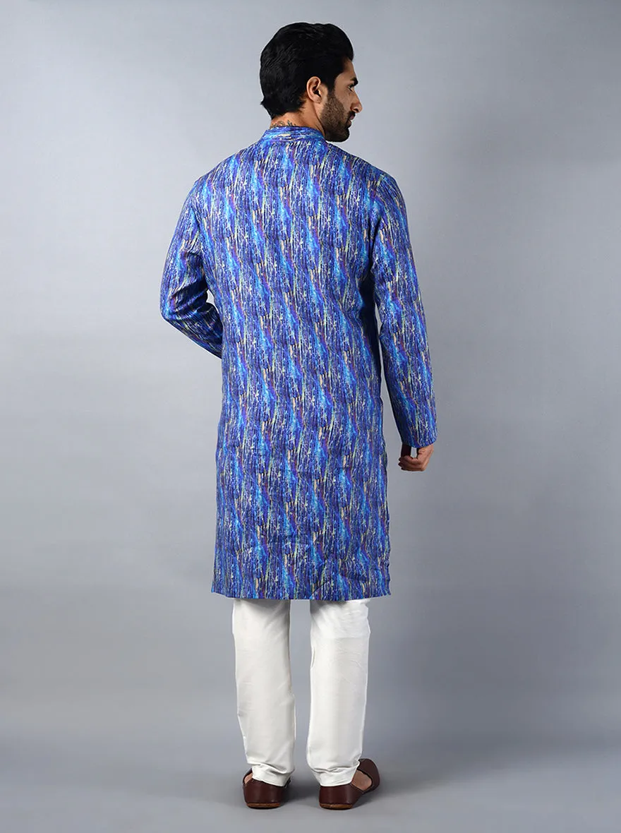 Multicolor Printed Regular Fit Kurta | TULA