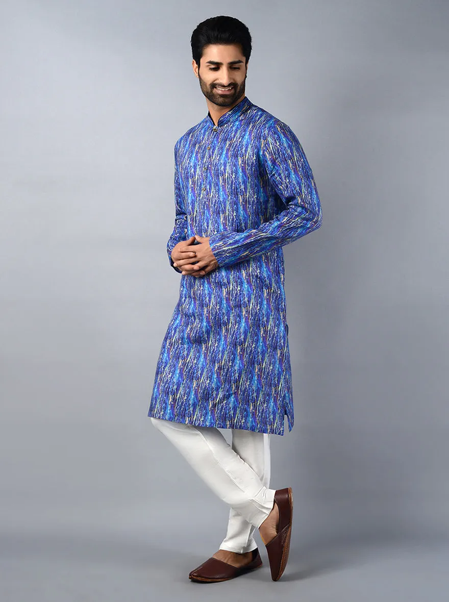 Multicolor Printed Regular Fit Kurta | TULA