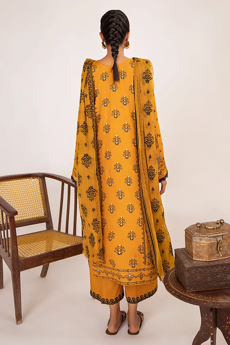 Qalamkar Qline Linen Collection 2020 – LE-14