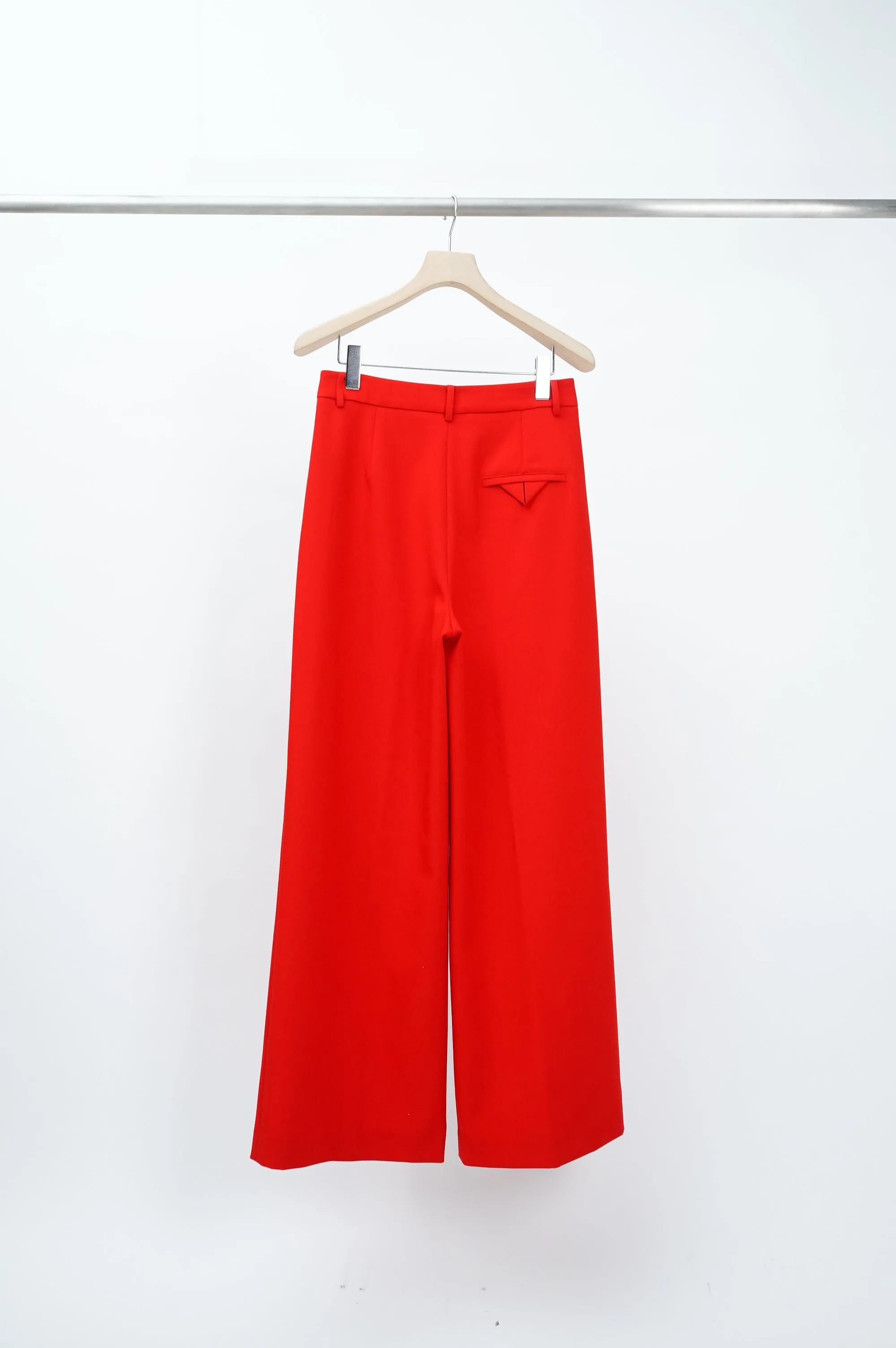 "LAURUSTINUS" -Polyester Baggy Slacks-
