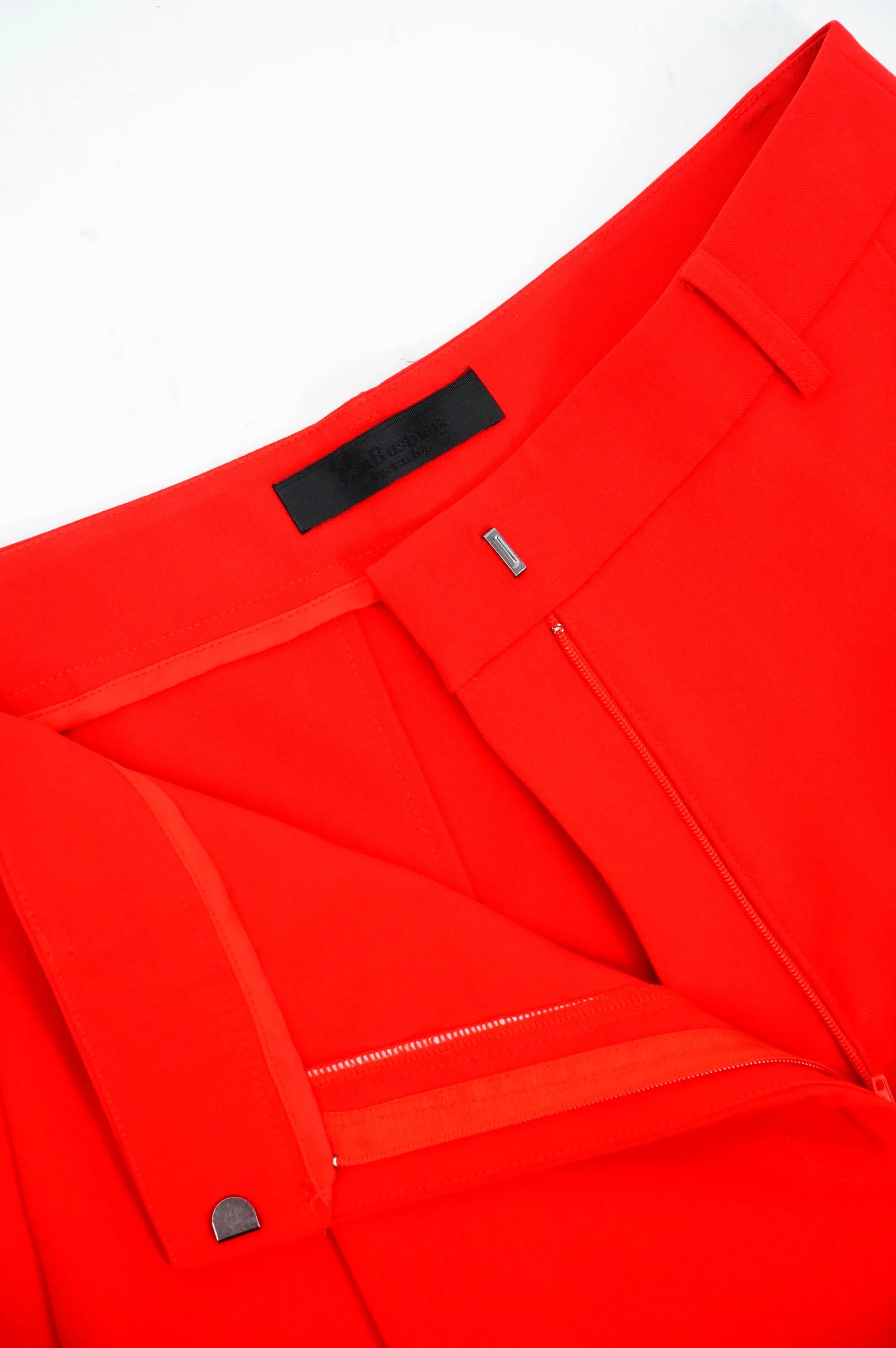 "LAURUSTINUS" -Polyester Baggy Slacks-
