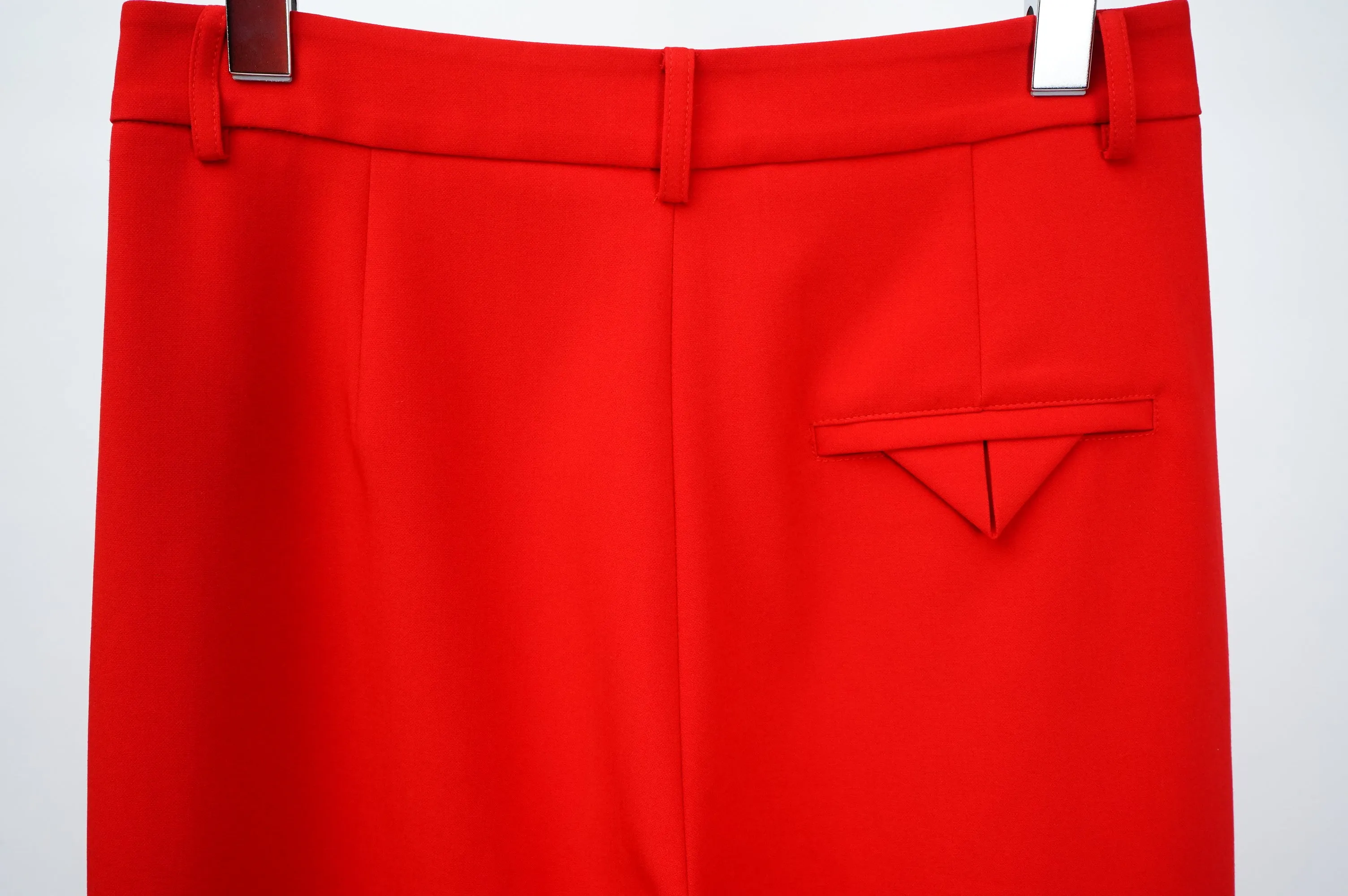 "LAURUSTINUS" -Polyester Baggy Slacks-