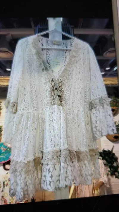 Ranee's white eyelet dress 20496