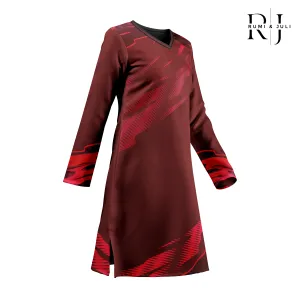 RUMI|JULI RJ MUSLIMAH ACTIVE WEAR - MAROON/RED