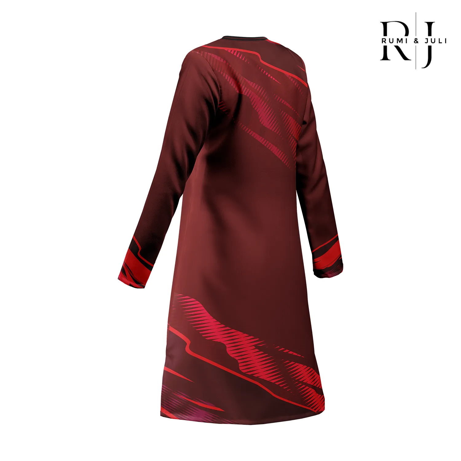 RUMI|JULI RJ MUSLIMAH ACTIVE WEAR - MAROON/RED