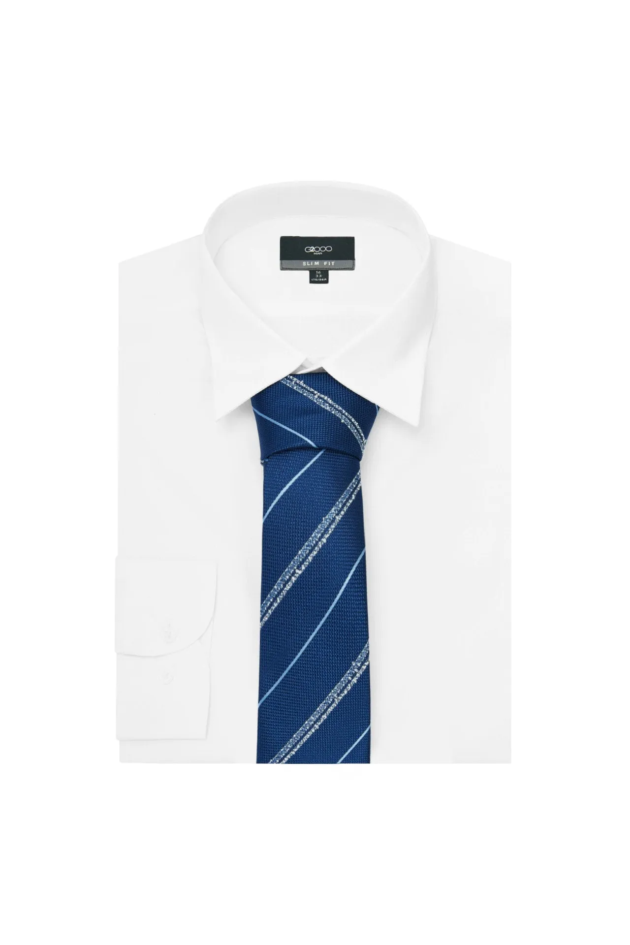 Silk Polyester Stripe Tie