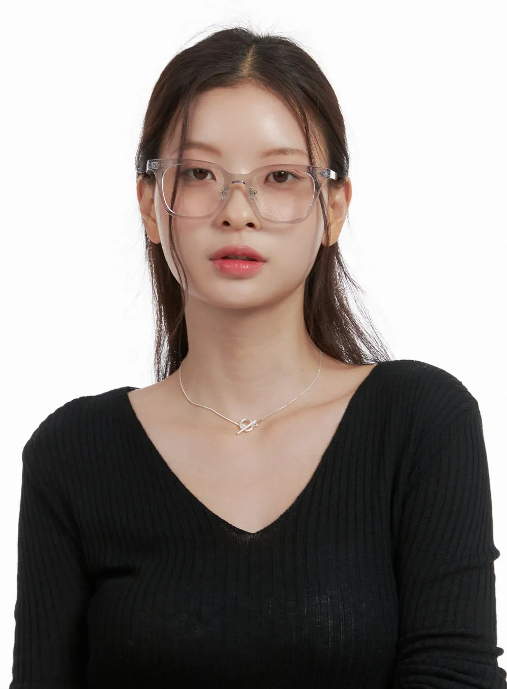 Square Clear Frame Glasses OL423