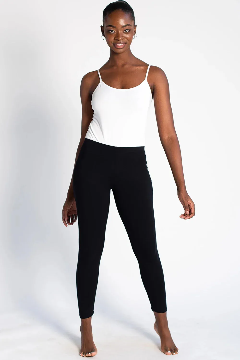Terrera Suri Bamboo Full Length Black Legging - 51850T