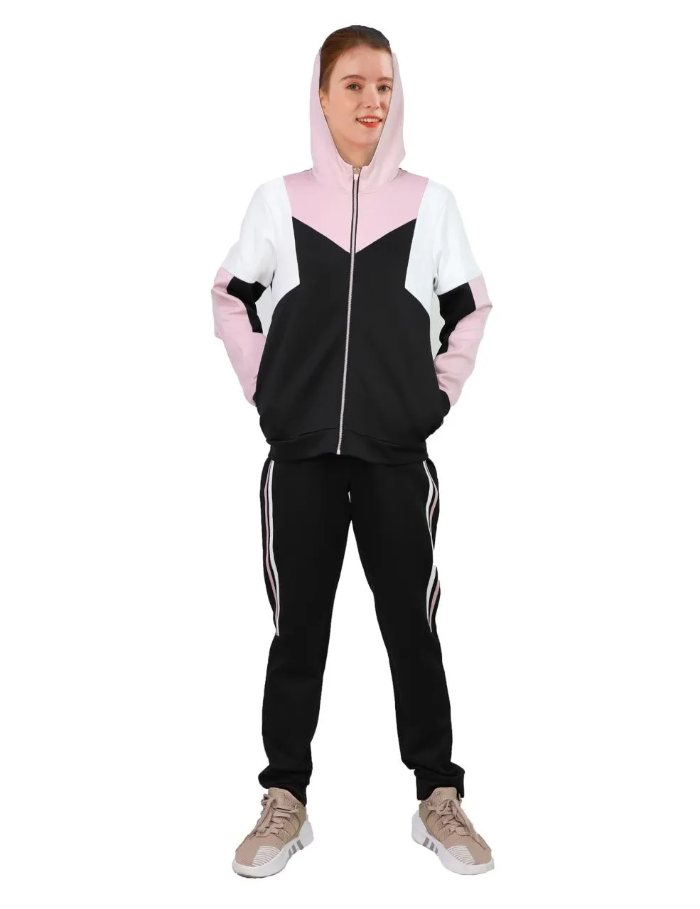 Tracksuit LJS600 Color-block 2pc Jog Set